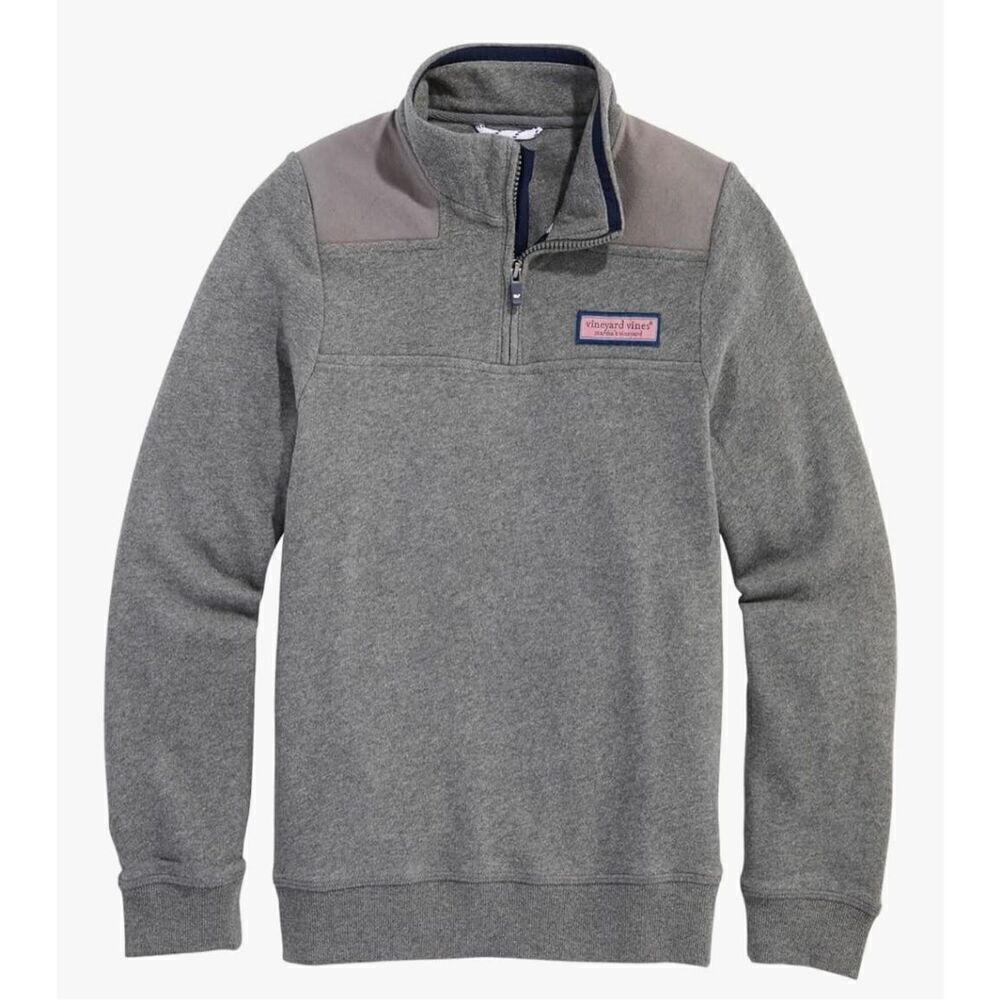 Vineyard Vines boys 1/4 zip shep pullover, XL 16/18 $98 C12